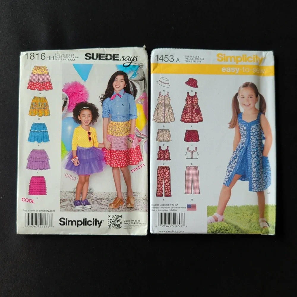 Lot of 14 Uncut Sewing Patterns Simplicity McCalls See & Sew Kids Toddler